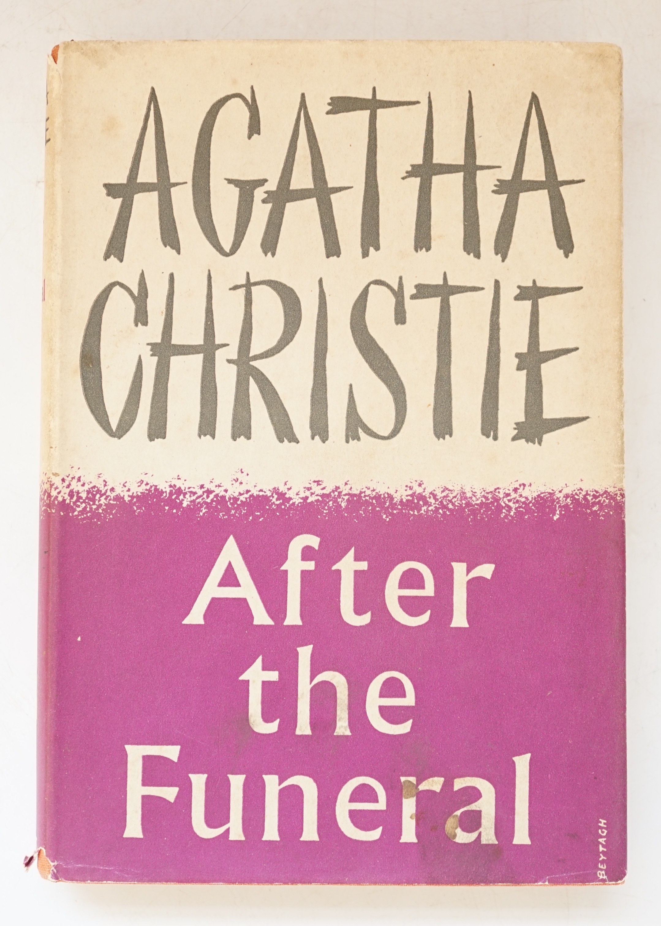 Christie, Agatha - After the Funeral, 1st edition, cloth, in unclipped d/j, Collins, for The Crime Club, London, 1953